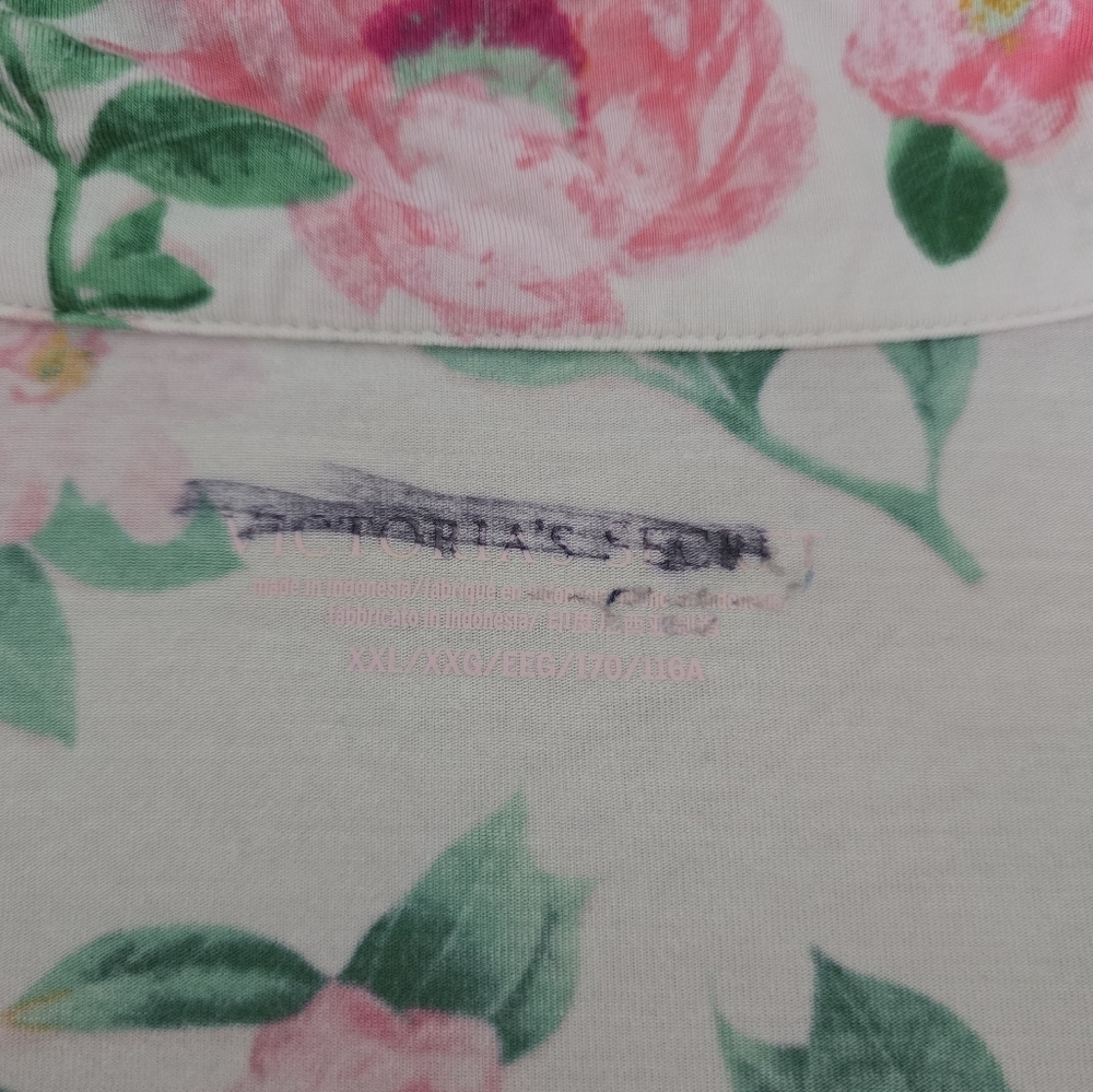 Victoria's Secret Pj Floral Top Size XXL - Picture 2 of 2